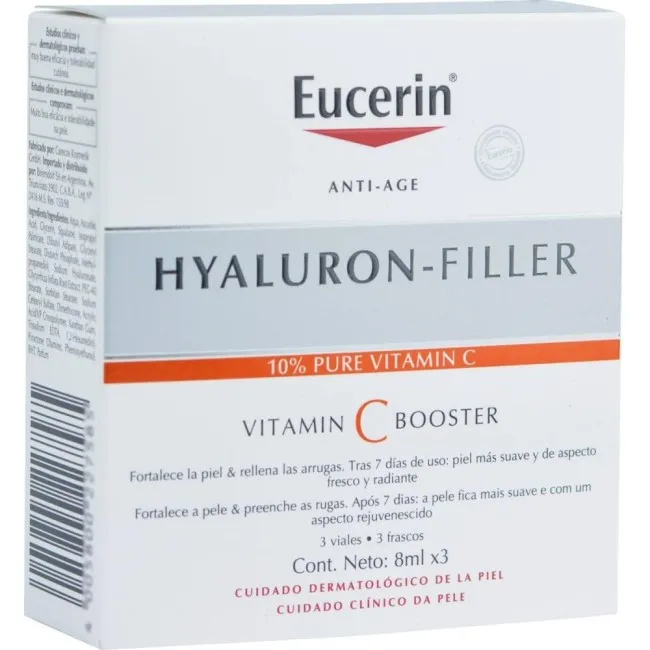 Eucerin Hyaluron Filler Vitamin C Booster 3 x 8 ml