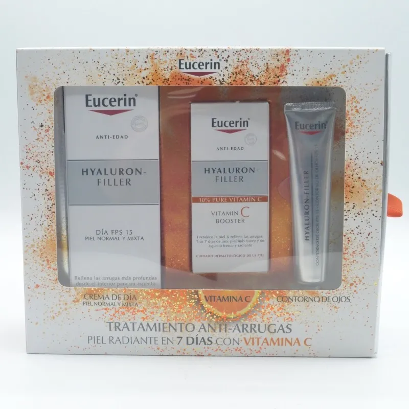 EUCERIN NAVIDAD HF DIA SPF15+ PIEL SECA 50ML + HF NOCHE 50ML