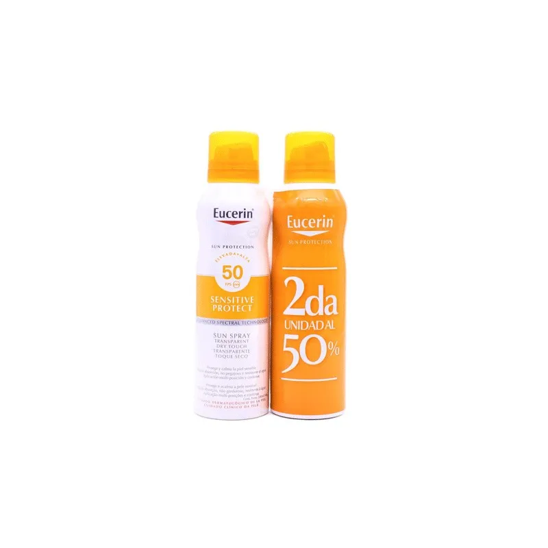 Eucerin Duplo Sun Spray Transparente SPF50+ 2 x 200 ml