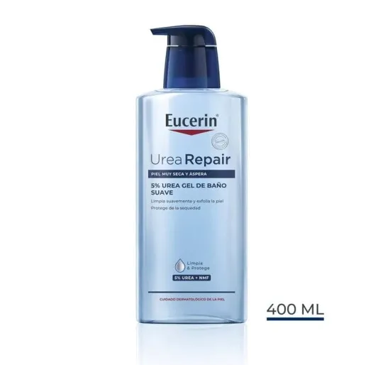 EUCERIN UREAREPAIR PLUS 5% UREA GEL BAÑO 400ML