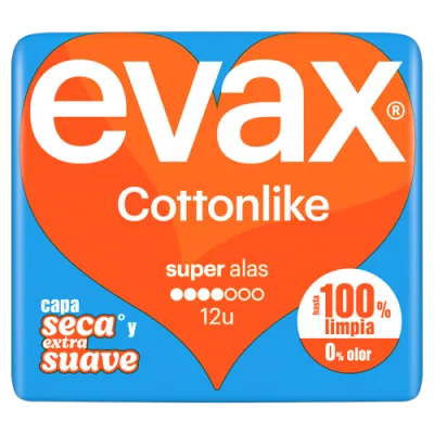 EVAX| Compresa cottonlike super alas 12 ud