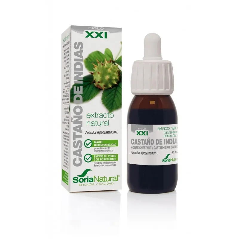 SORIA NATURAL EXTRACTO CASTAÑO INDIAS 50 ML