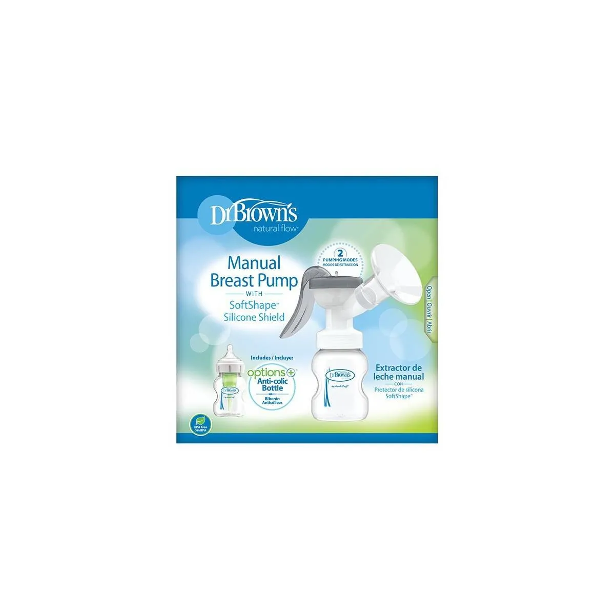 Dr.Brown´s Extractor de leche manual y biberon de 150 ml