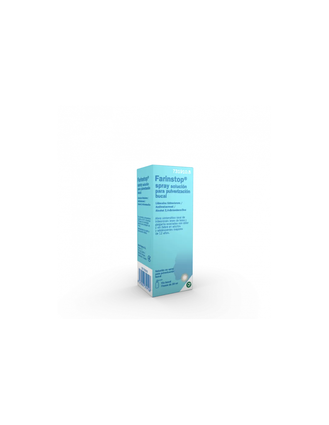 Farinstop Spray Solucion Para Pulverizacion Bucal 1 Frasco 20 ml