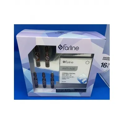 FARLINE COFRE ANTI-AGE DIA SPF15 50 ML+ 5 AMPOLLAS COLAGENO FLASH 2 ML