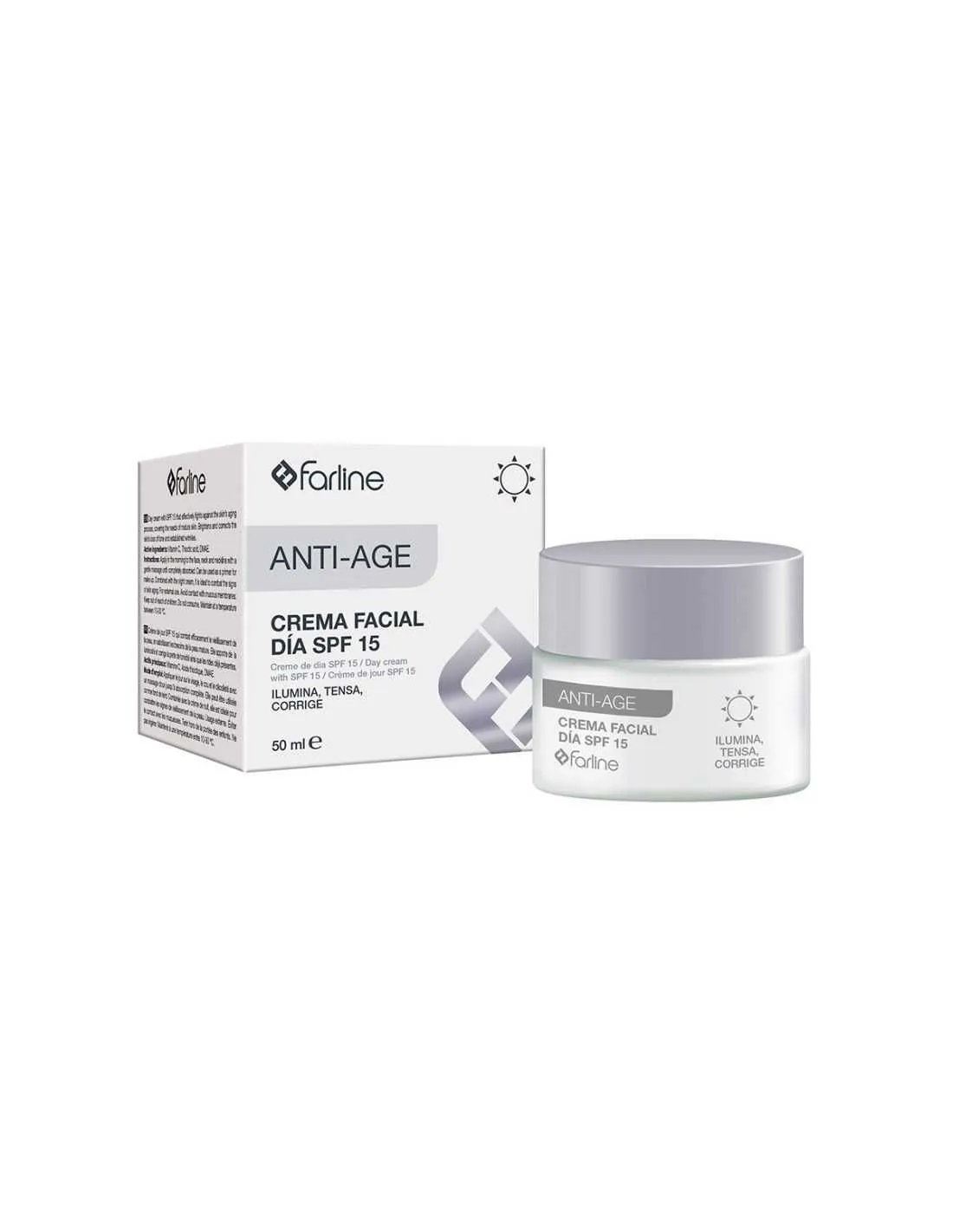 FARLINE CREMA FACIAL ANTIAGE DIA SPF15 1 ENVASE 50 ML