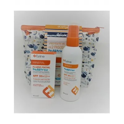 FARLINE NECESER PEDIÁTRICO SPF50+ FLUIDO FACIAL50 ML+ GEL-CREMA CORPORAL SPF50+ 200 ML.