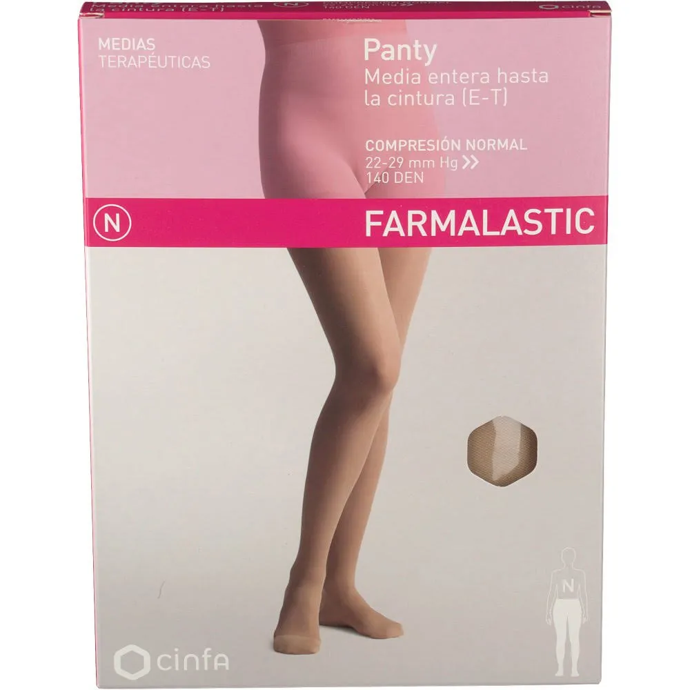 Farmalastic Panty Compresión Normal Camel T- media