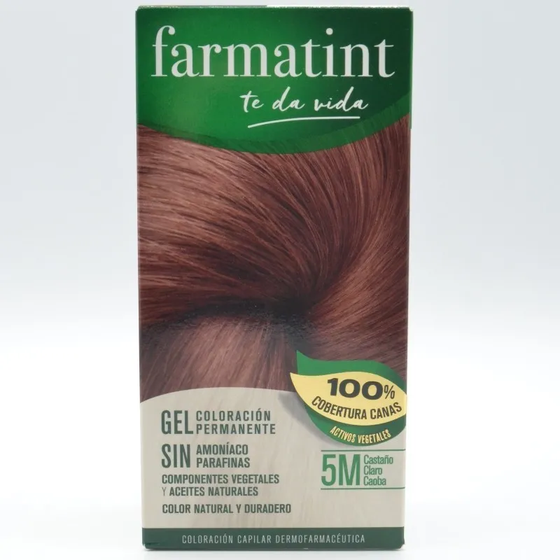 FARMATINT 5M CASTAÑO CLARO CAOBA 130 ML.