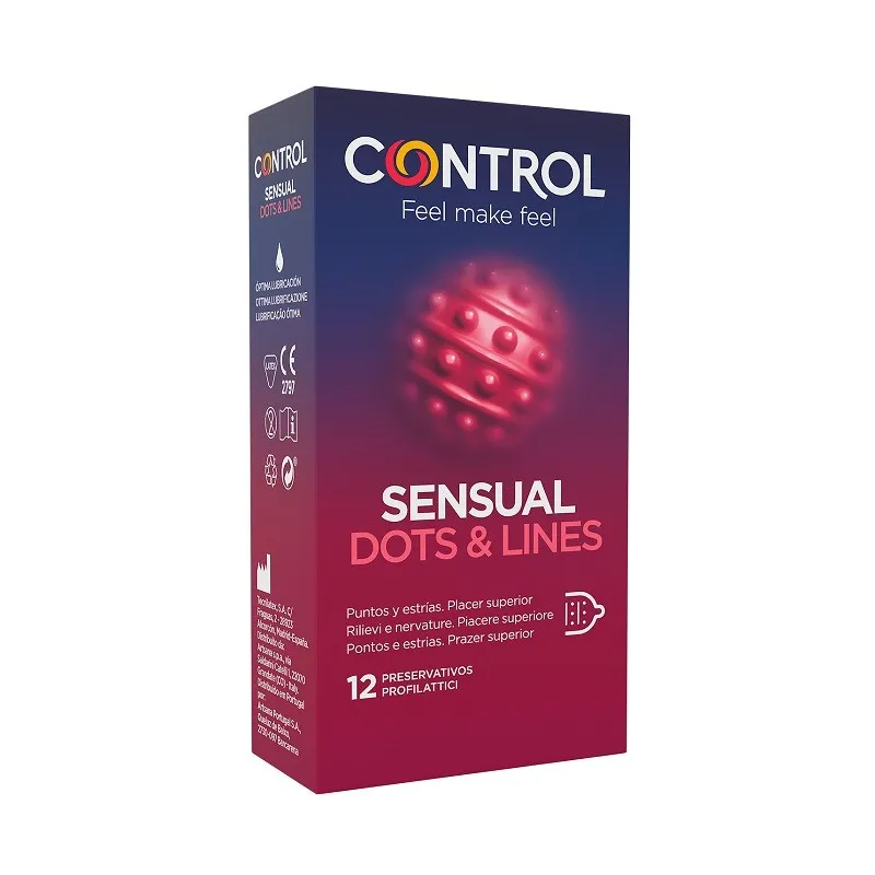 CONTROL SENSUAL DOTS Y LINES