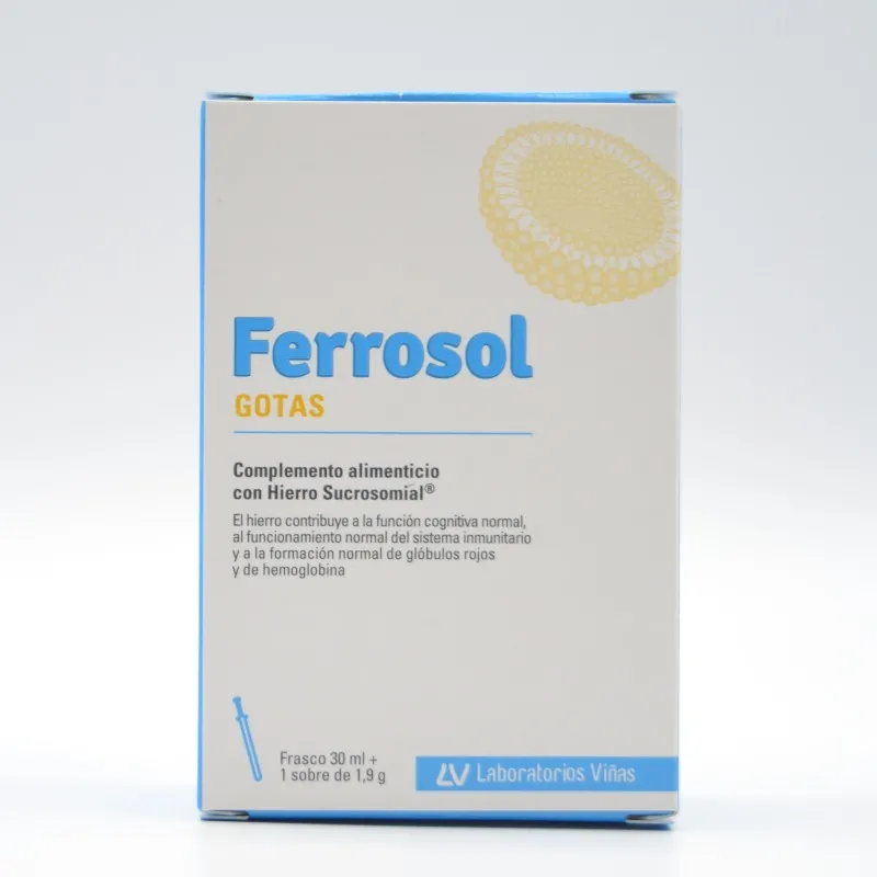 FERROSOL GOTAS 30 ML + SOBRE 1,9 GR