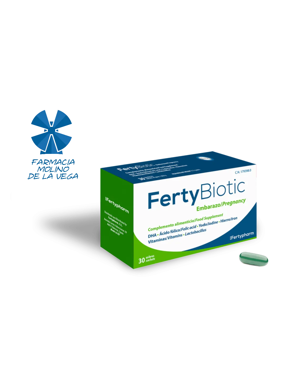 FERTYBIOTIC EMBARAZO 30 CAPSULAS