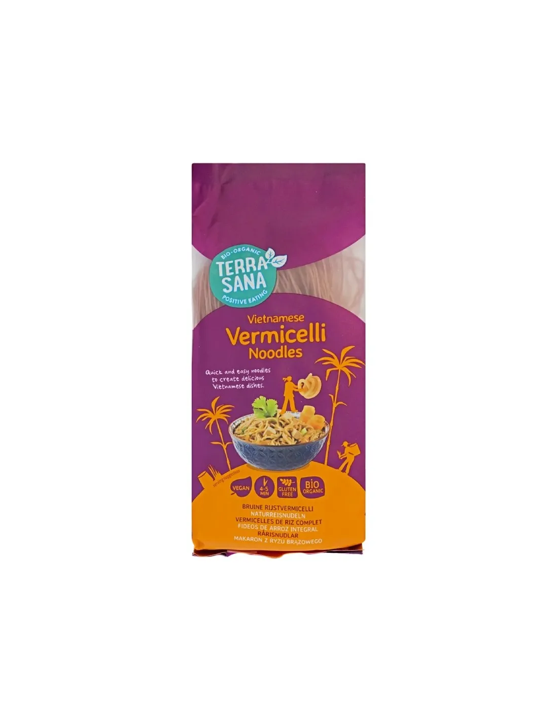 Fideos Vietnamitas de arroz integral vermicelli de Terrasana