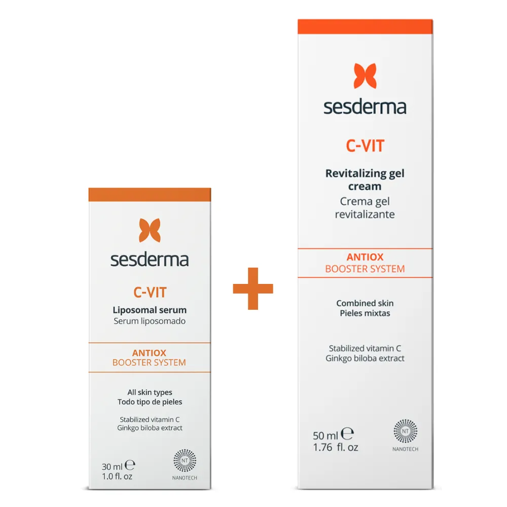 Pack C-VIT Liposomal Serum, 30 ml. + C-VIT Crema-Gel, 50 ml. - Sesderma