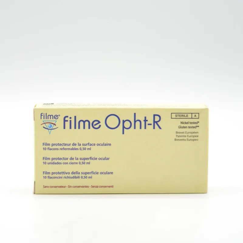 FILME OPHT-R ESTERIL GOTAS OCULARES 0.5 ML 10 MO