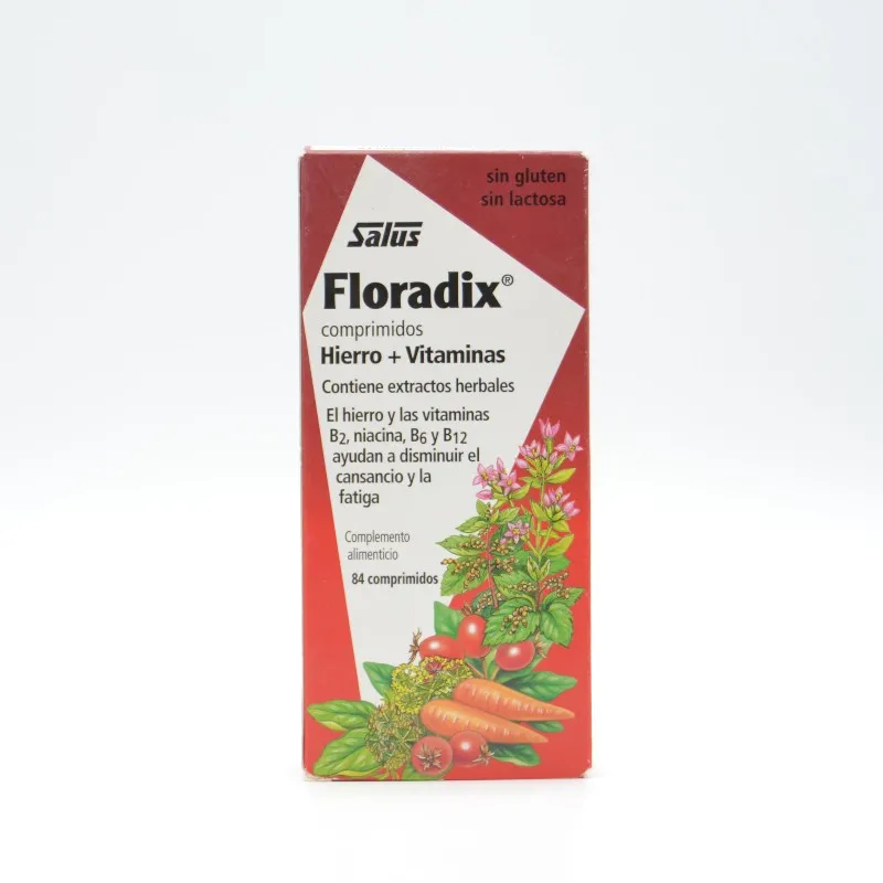 FLORADIX HIERRO + VITAMINAS 84 COMPRIMIDOS