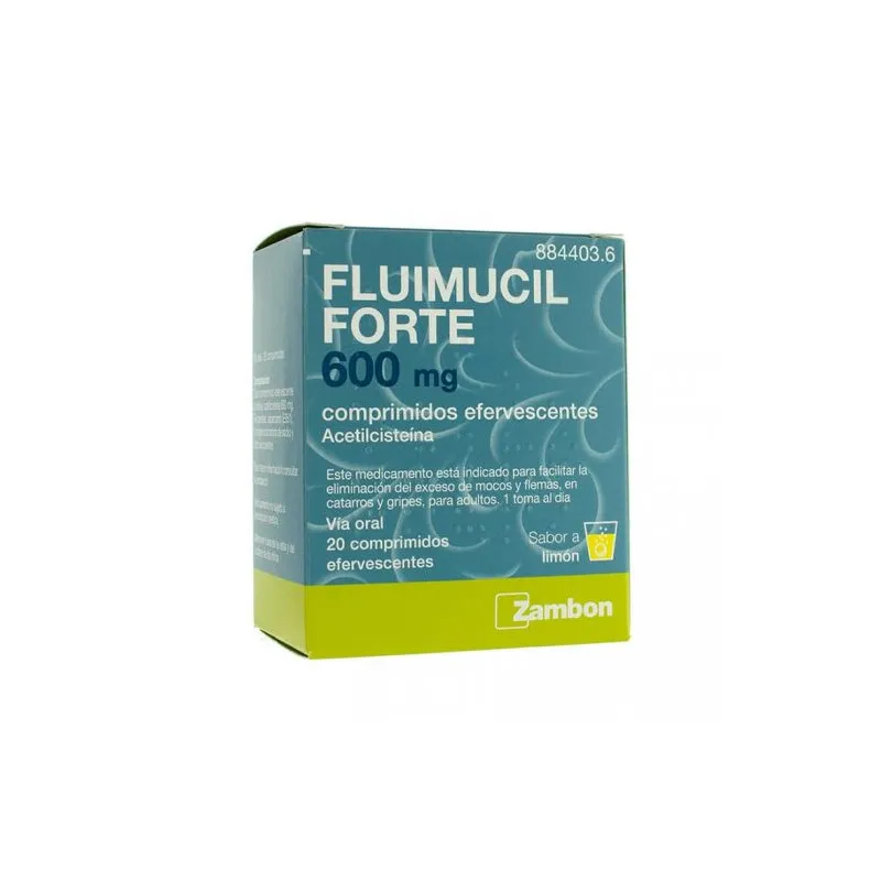 FLUMIL FORTE 600 MG. 20 COMP. EFERVESC.