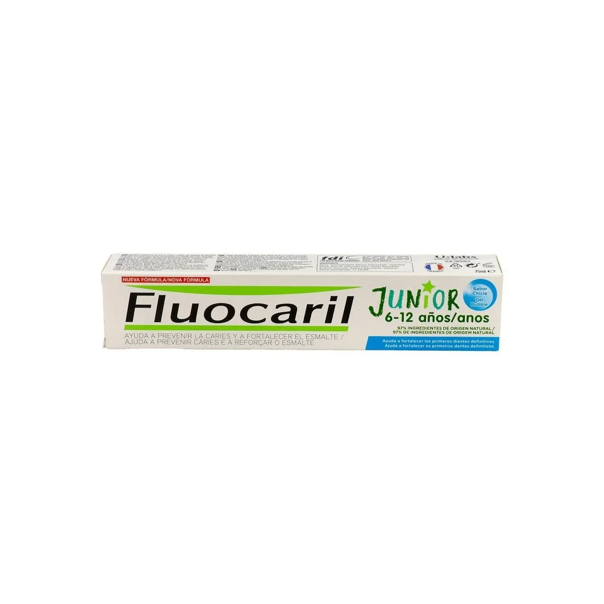 Fluocaril Juniorpasta Dental Infantil Bubble 6-12 Años 75ml