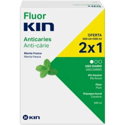 Fluorkin Colutorio Diario Anticaries 2 x 500 ml