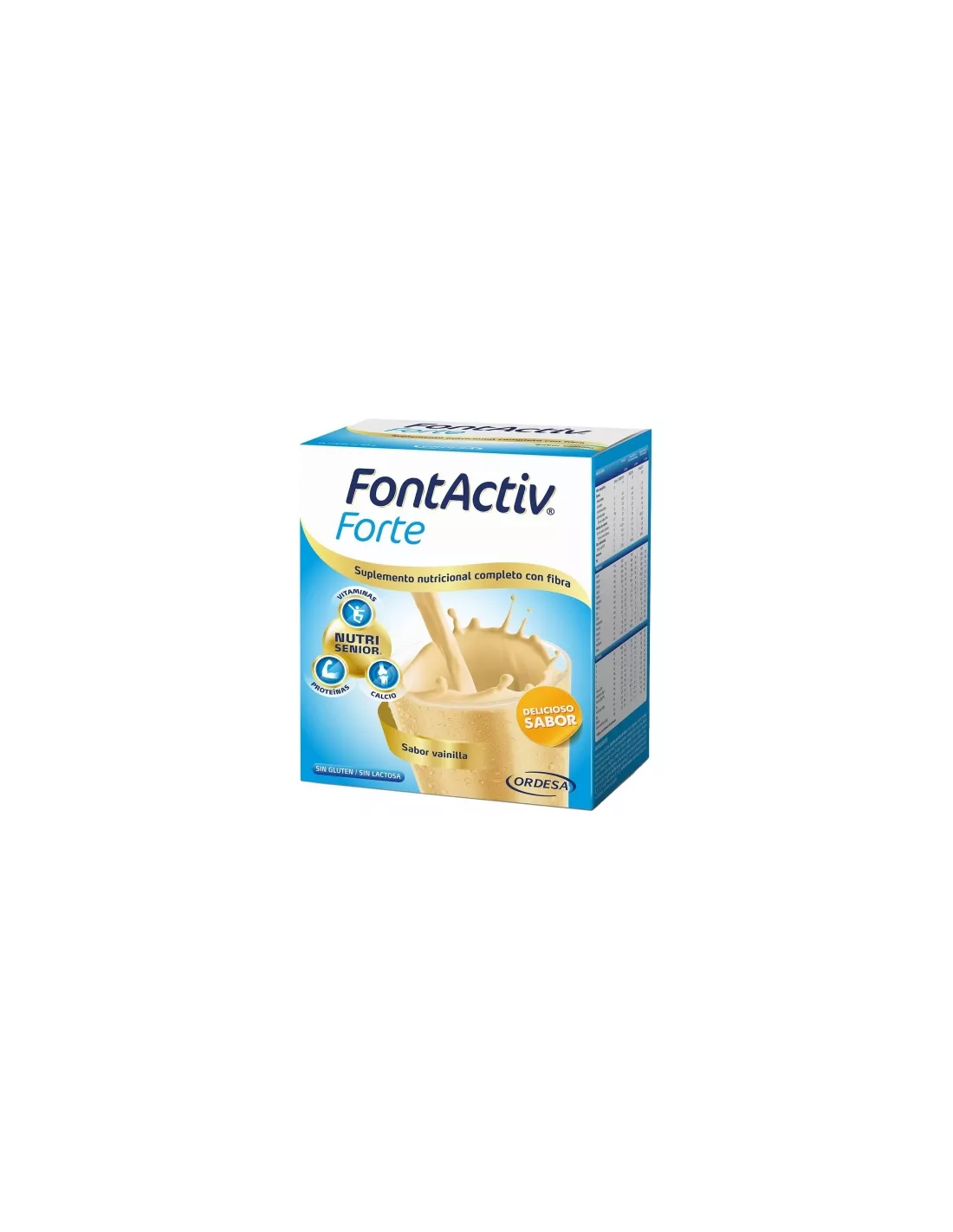 FONTACTIV FORTE 30 G 14 SOBRES VAINILLA ORDESA