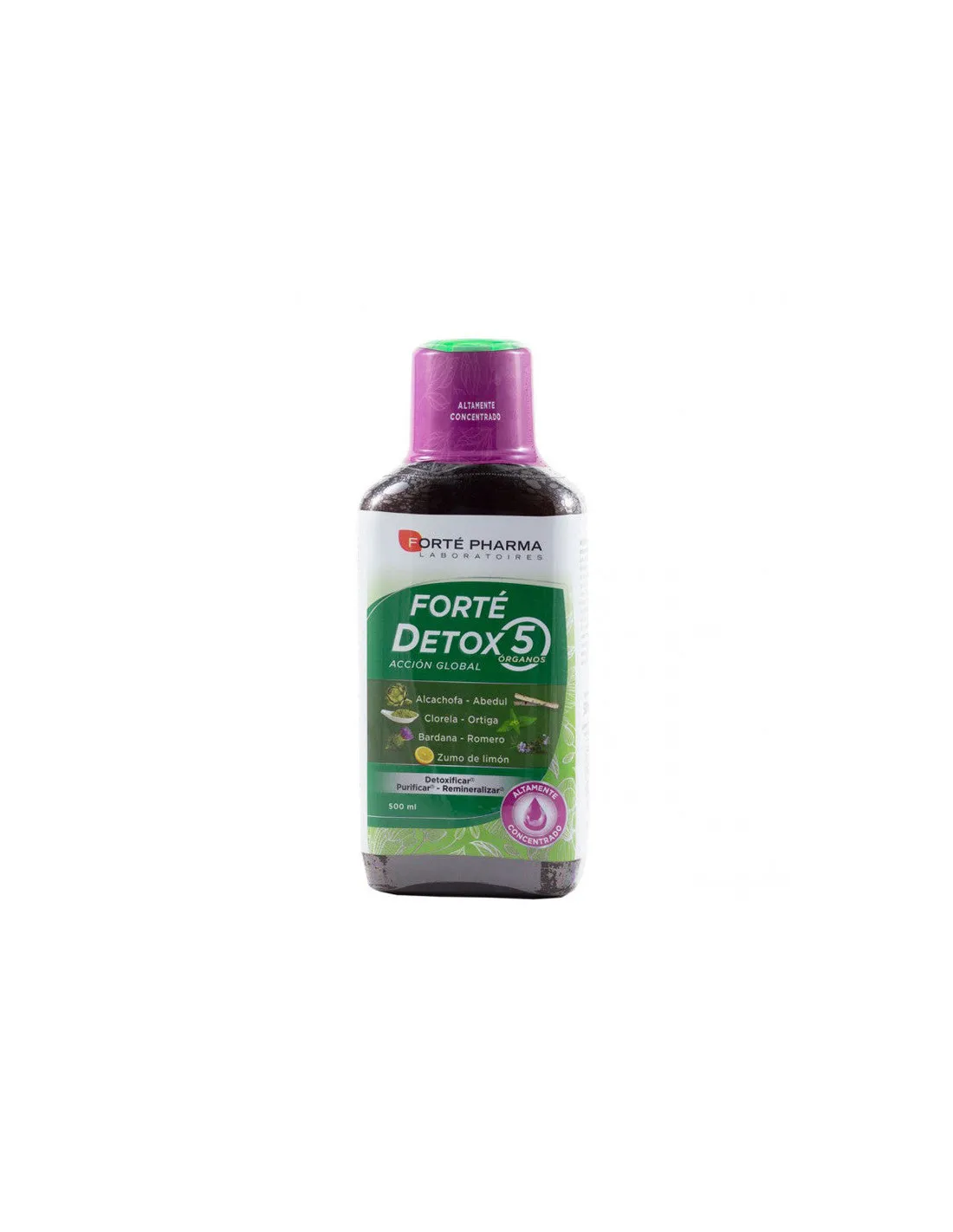 FORTÉ DETOX 5 ÓRGANOS ACCIÓN GLOBAL 500 ML
