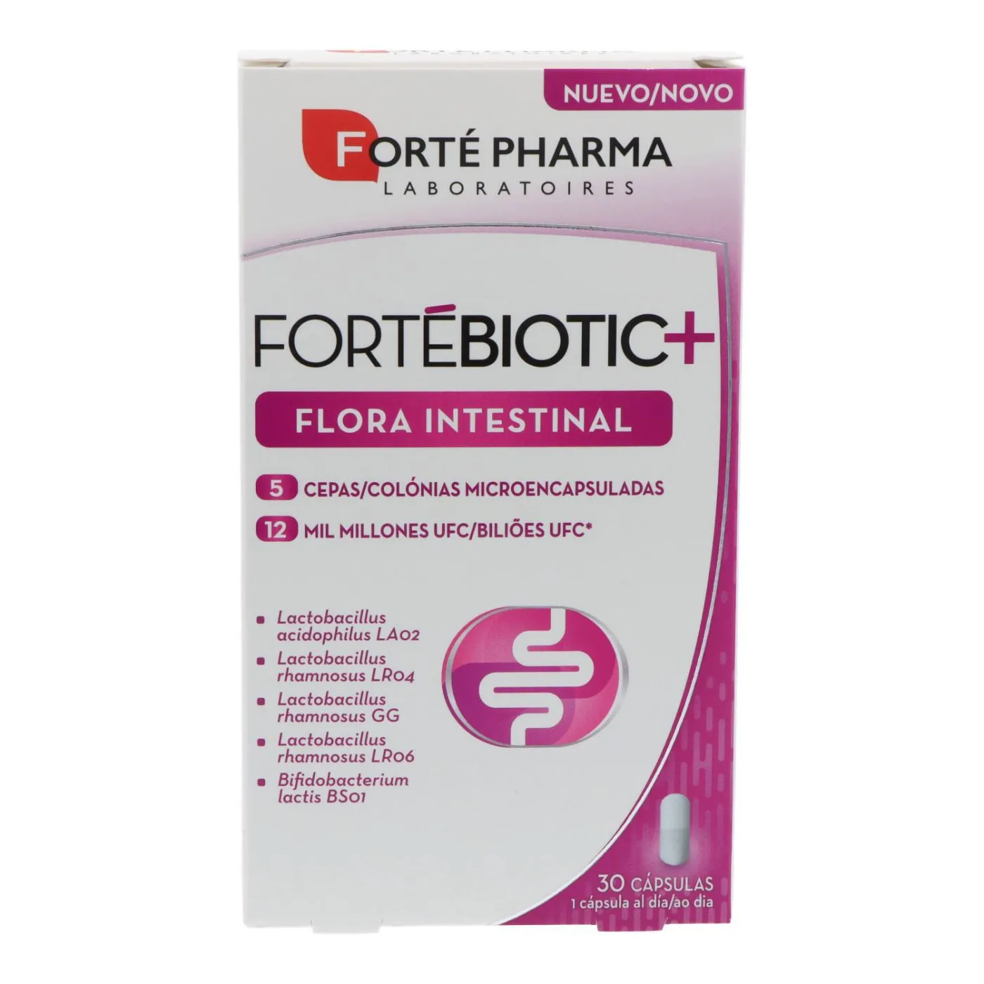 Forte Pharma Fortebiotic+ Flora Intestinal 30 Cápsulas