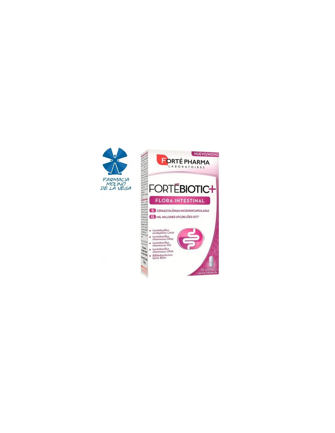 FORTEBIOTIC FLORA INTESTINAL 30 CÁPSULAS