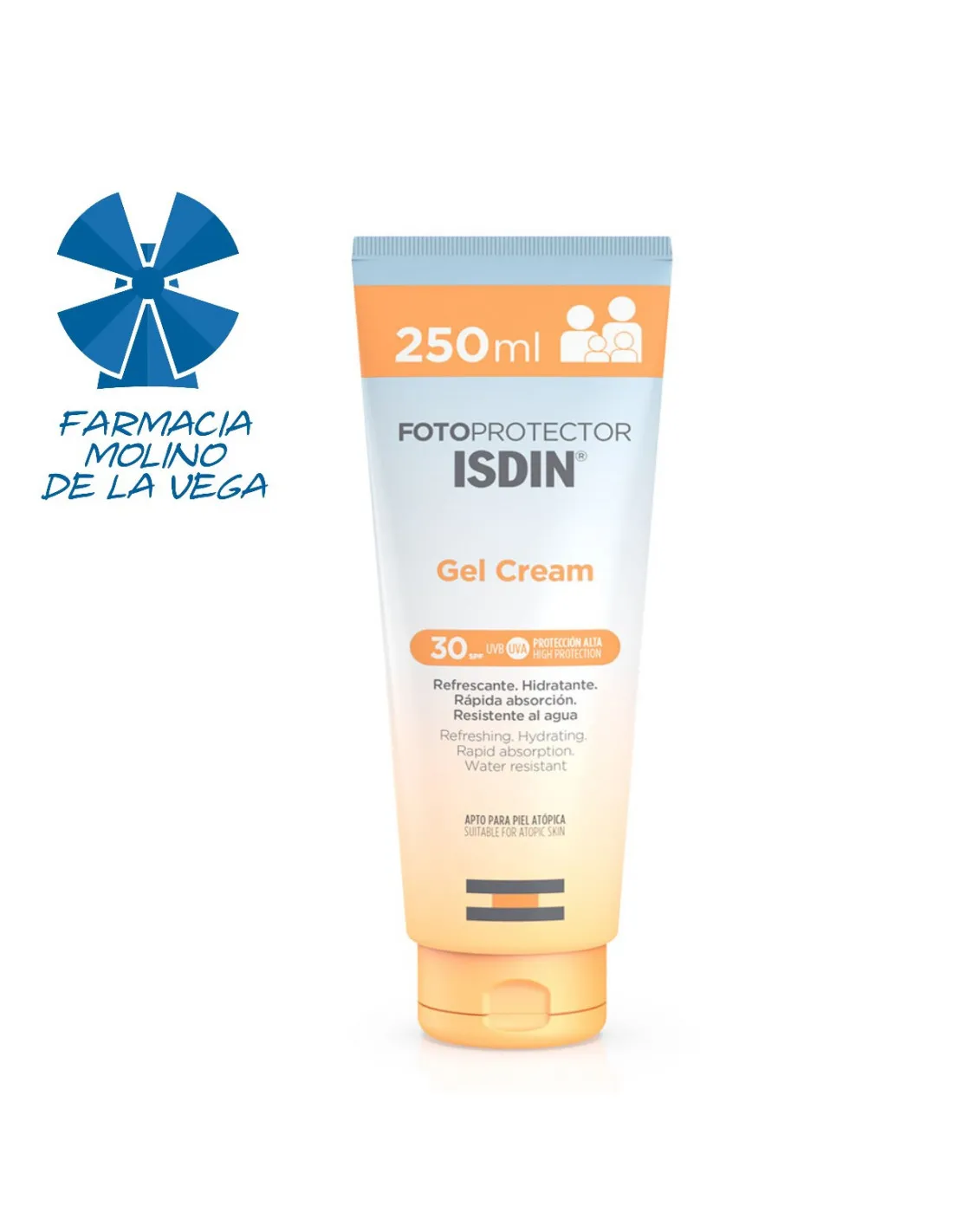 FOTOPROTECTOR ISDIN GEL CREMA SPF30 250 ML