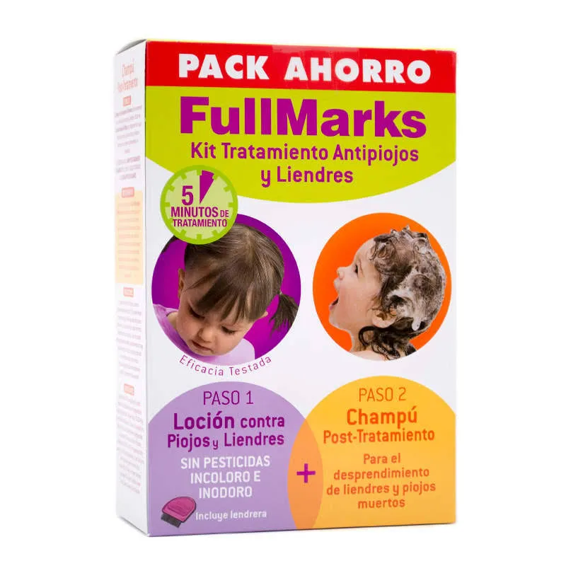 Fullmarks - Kit Antipiojos Loción + Champú