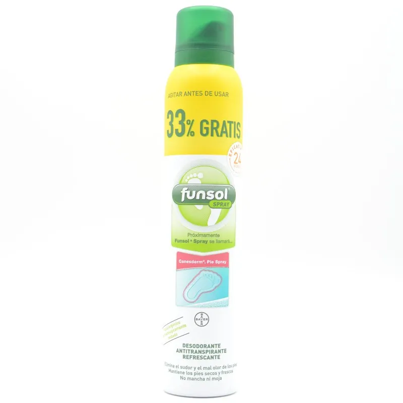 FUNSOL DESODORANTE PIES SPRAY 150 ML.
