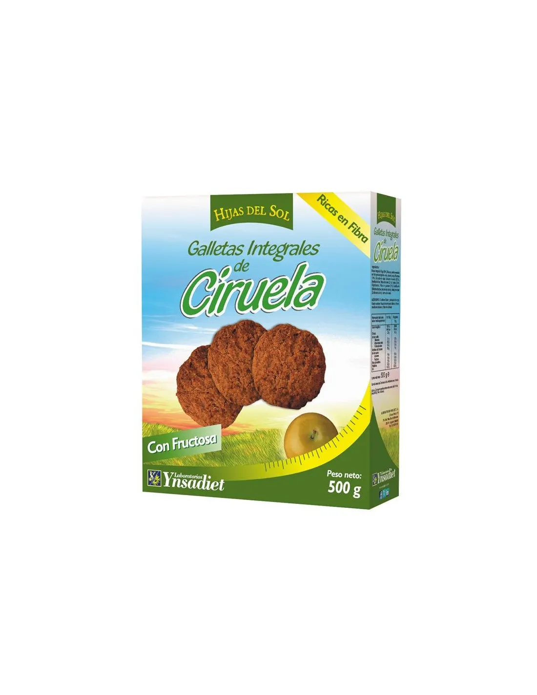 Galleta Fibro Ciruela 500 Gr de Ynsadiet