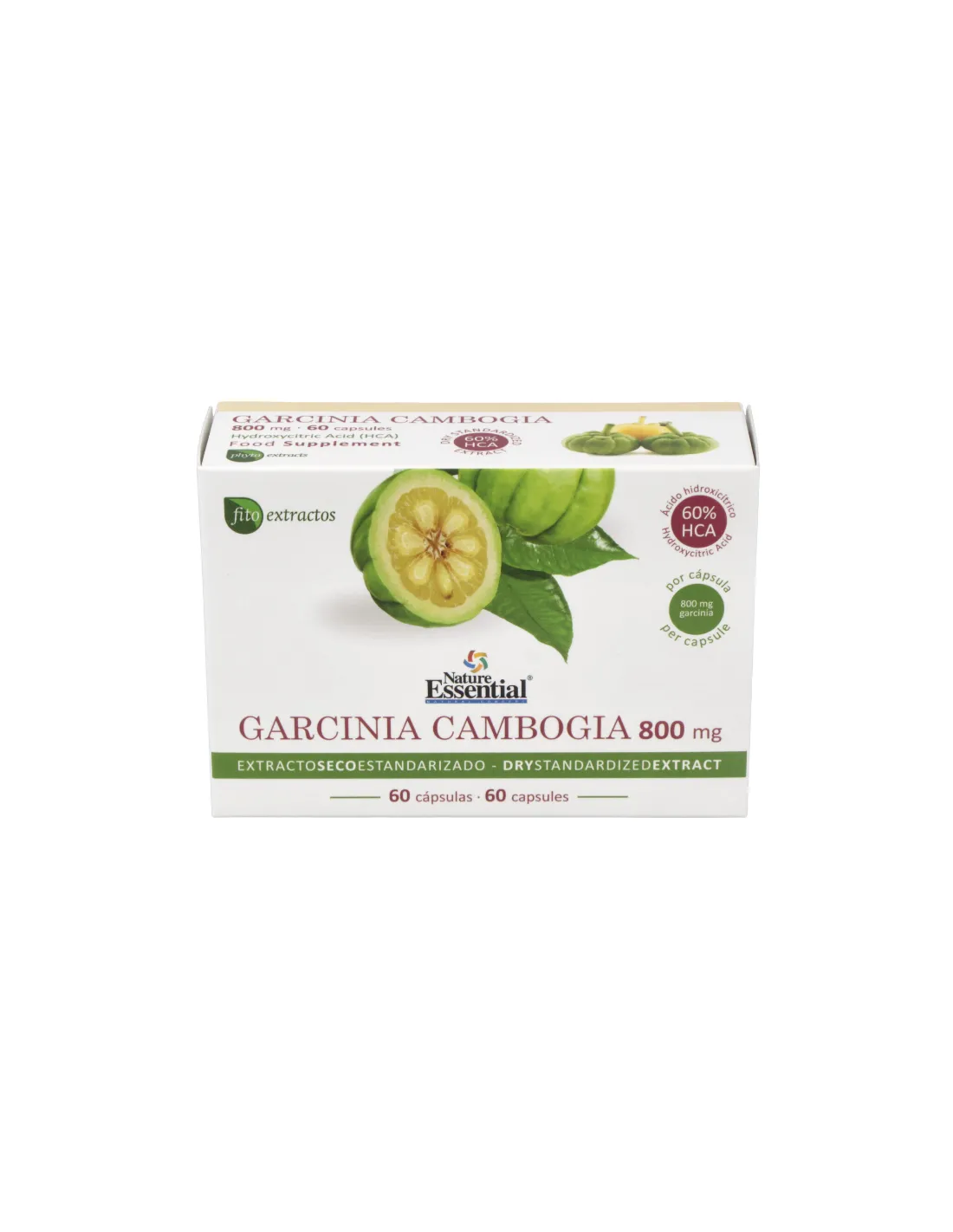 Garcinia Cambogia 800Mg. 60Cap. de Nature Essential