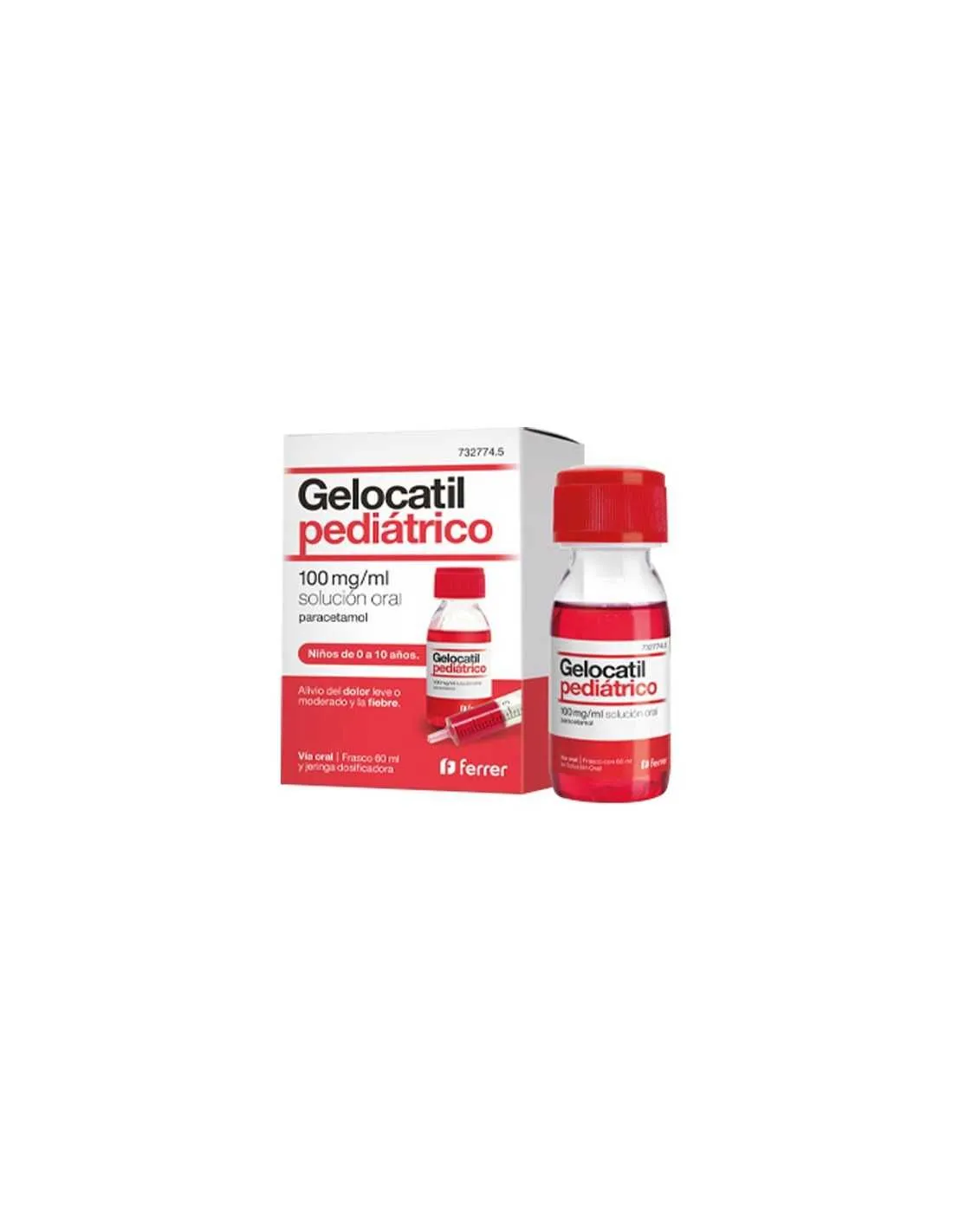 Gelocatil Pediatrico 100 Mg/ml Solucion Oral 1 Frasco 60 Ml