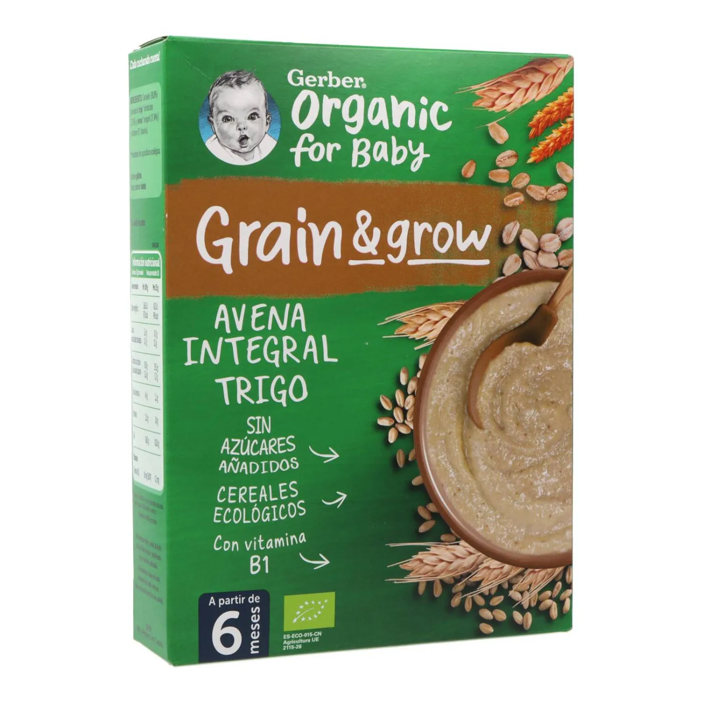 Gerber Papilla Avena Integral 250 g