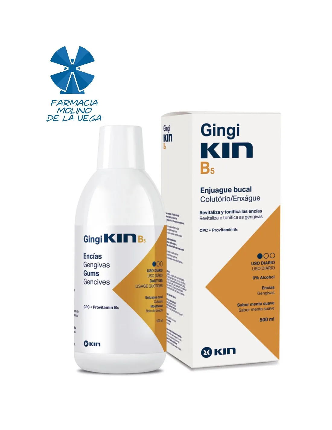 GINGIKIN B5 ENJUAGUE BUCAL 500 ML