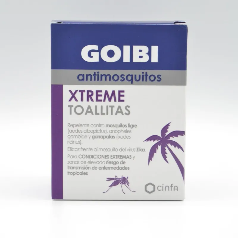 GOIBI ANTIMOSQUITOS XTREM TOALLITAS 16 U
