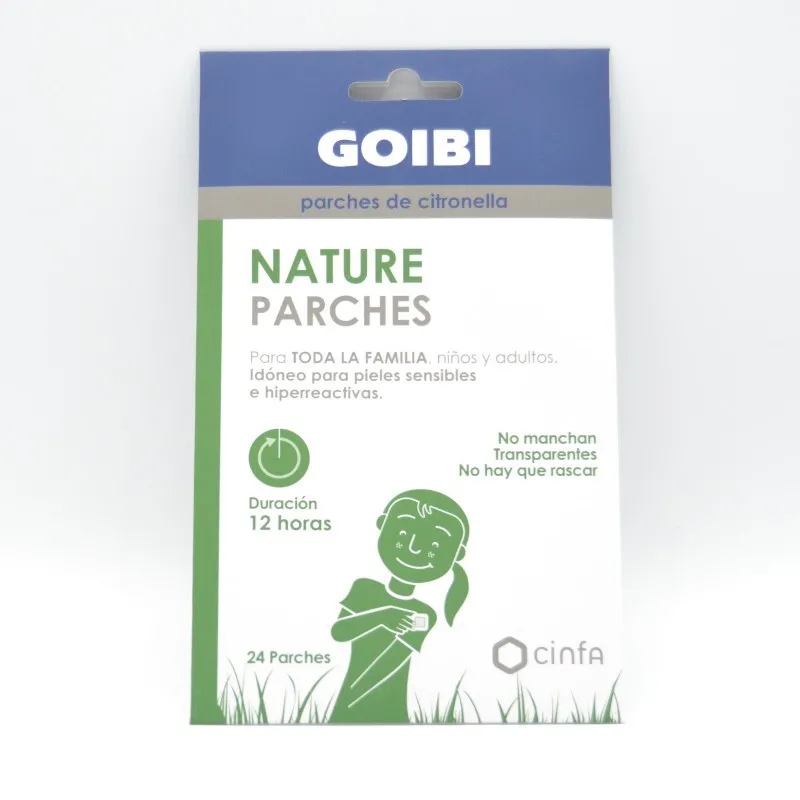 GOIBI ANTIMOSQUITOS PARCHES CITRONELA 24 U