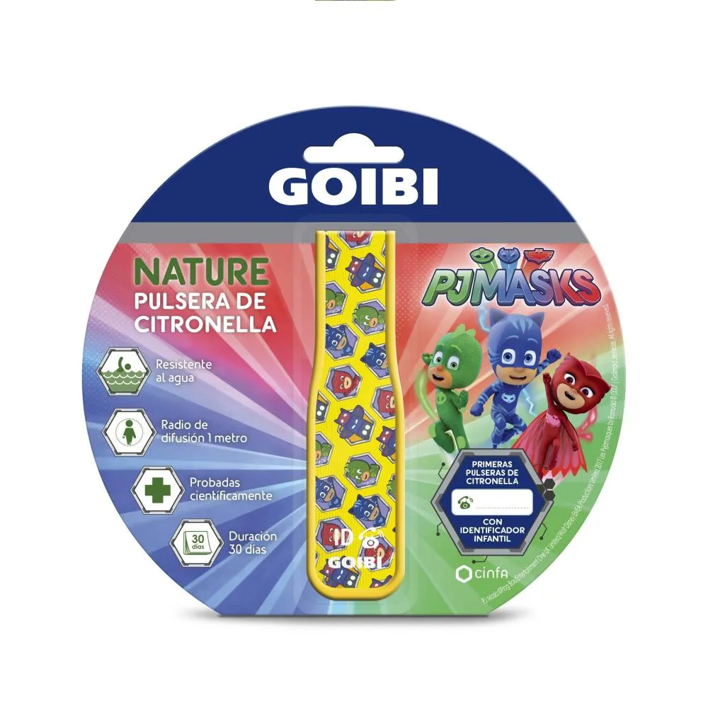 Goibi Nature Pulsera de Citronella PJMASK