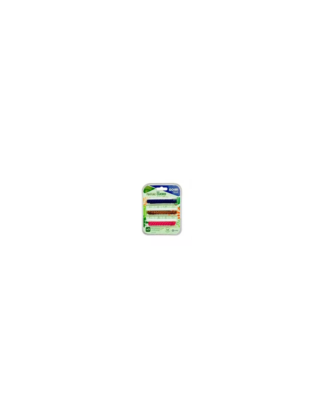 Goibi Pulsera Citronela Eco Cuero Trenza 3 Unidades