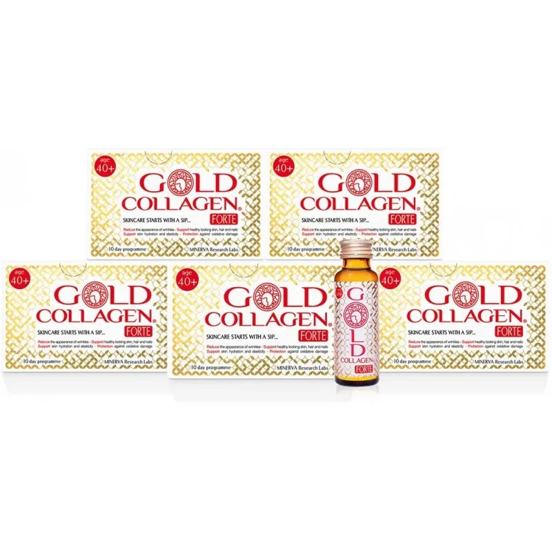 GOLD COLLAGEN FORTE 5 X 10 FRASCOS