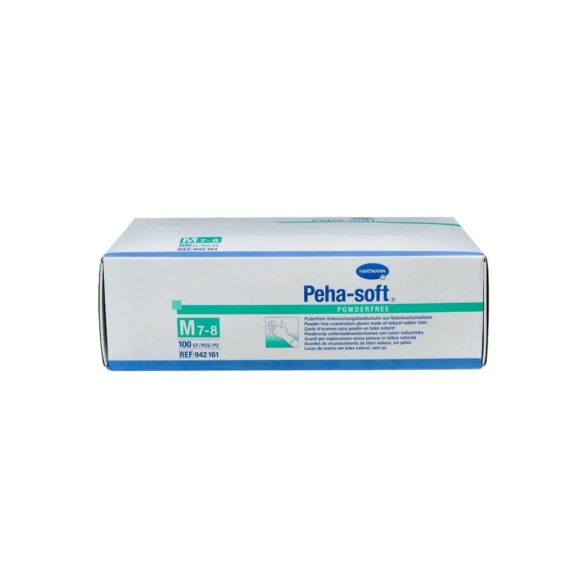 Guantes Peha-Soft Latex T/M 100 Un S/Polvo