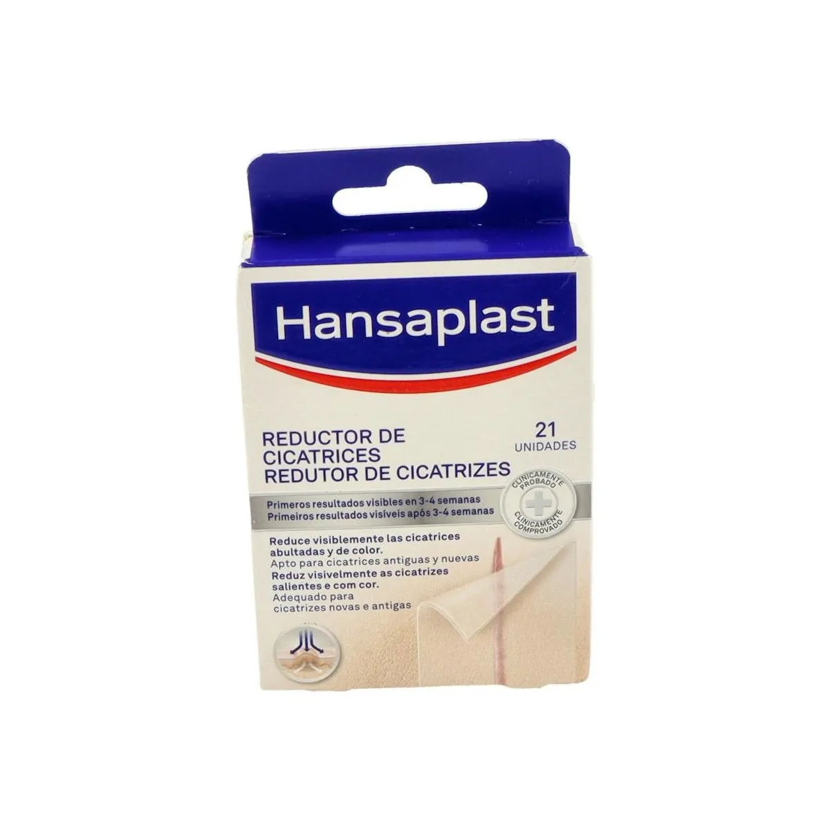 Hansaplast/Med Reduct Cicatr 6,8X3,8 21 Ap