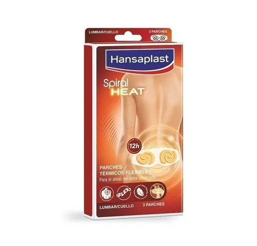 Hansaplast Spiral Heat, 3 Parches. - Eucerin