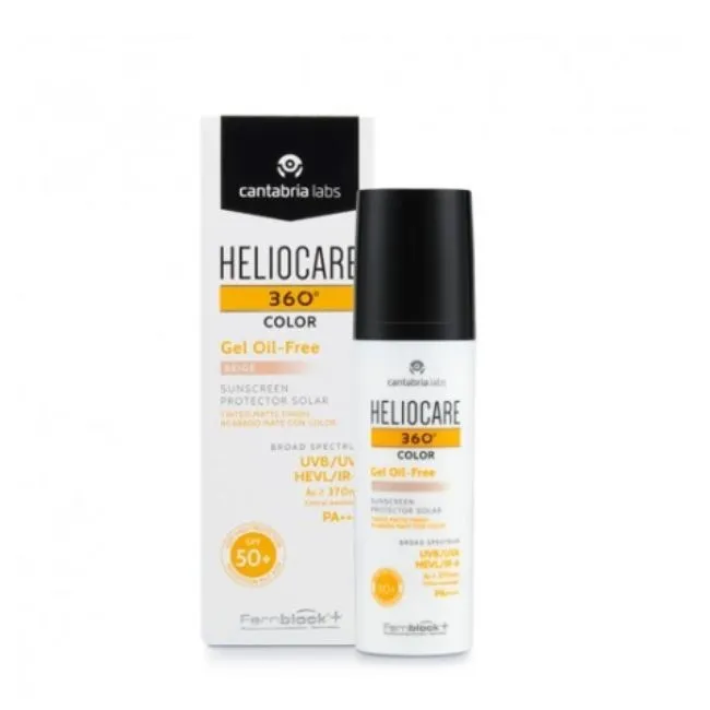 Heliocare 360 Gel Oil-free Spf50+ Color Beige