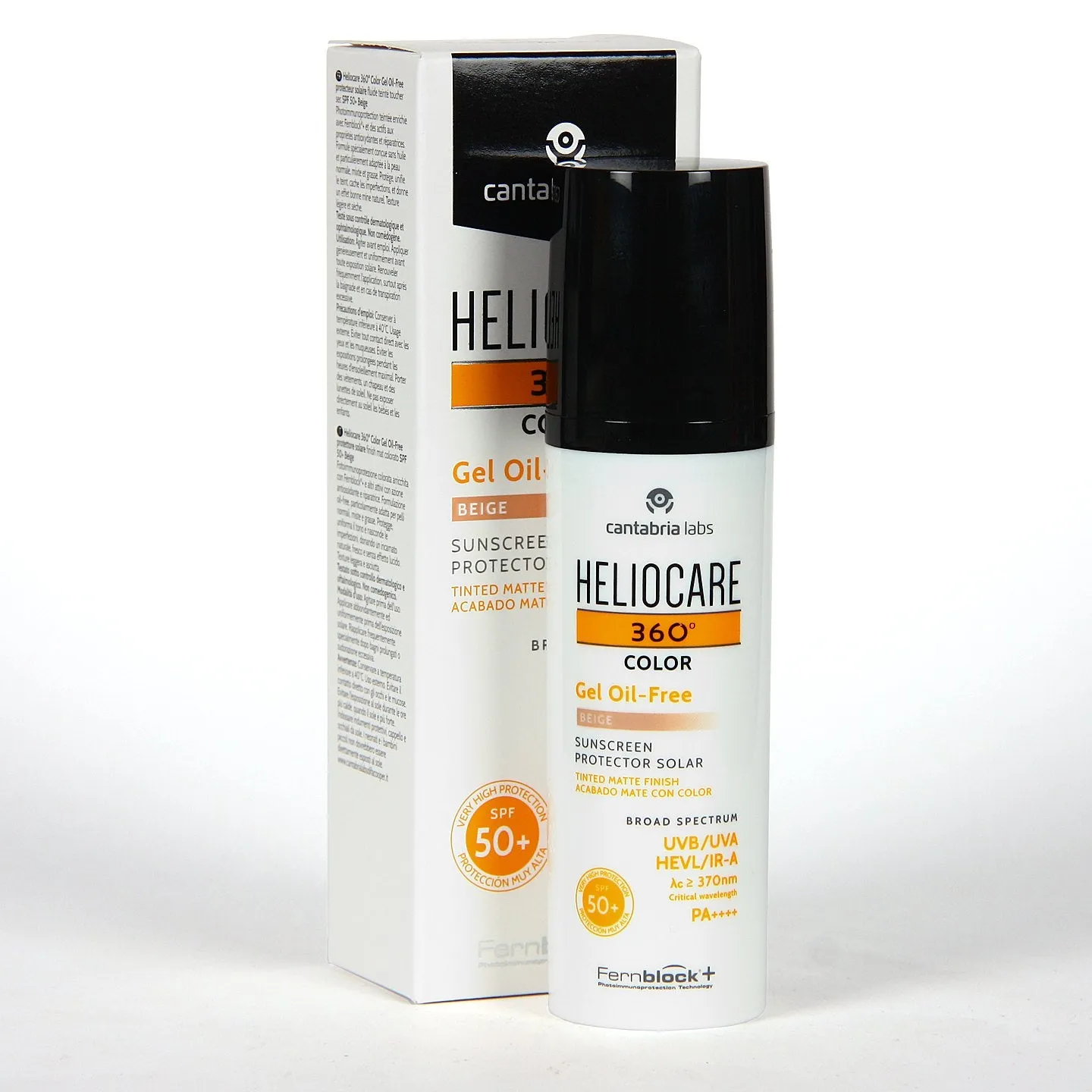 Heliocare 360º Gel Oil Free Beige SPF 50+ 50mL