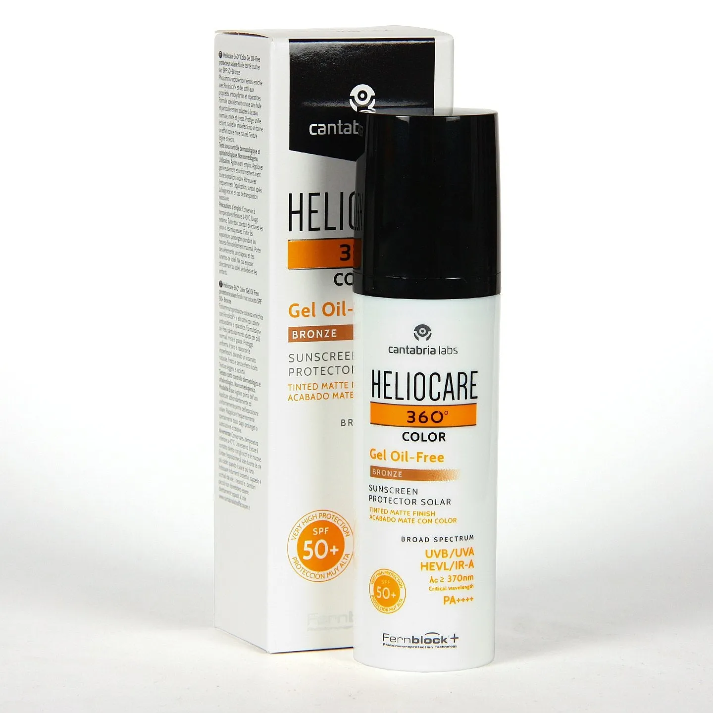 Heliocare 360 Gel Oil Free Bronze SPF 50+ 50mL