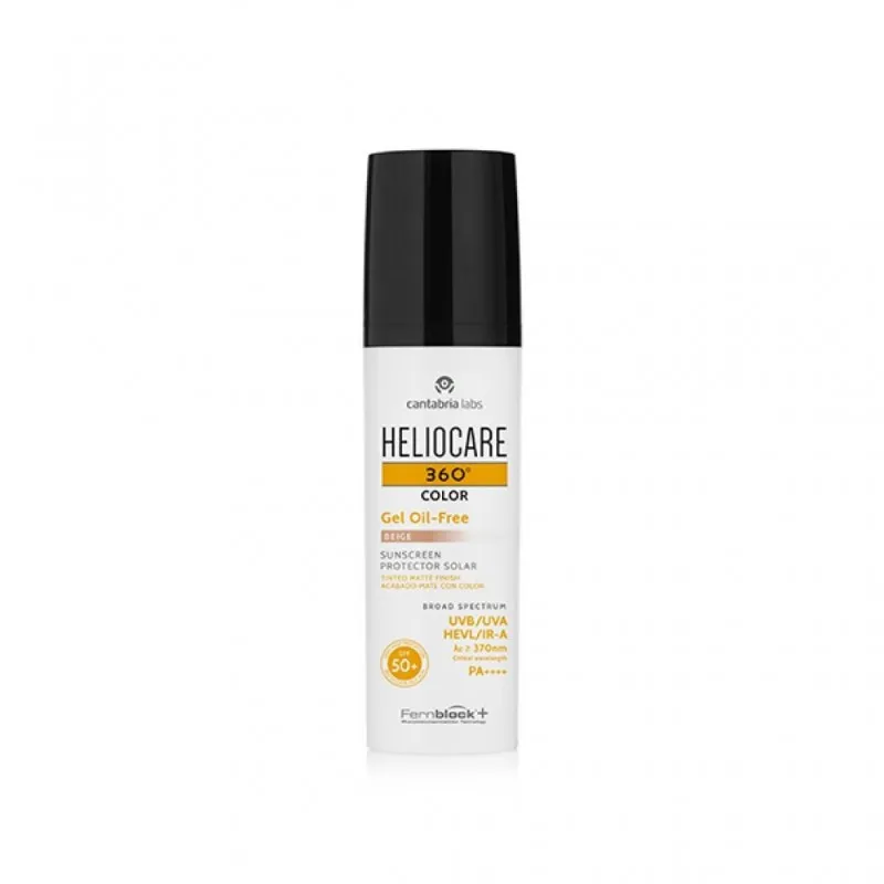 Heliocare 360 Gel Oil Free SPF50+ Color Beige 50ml