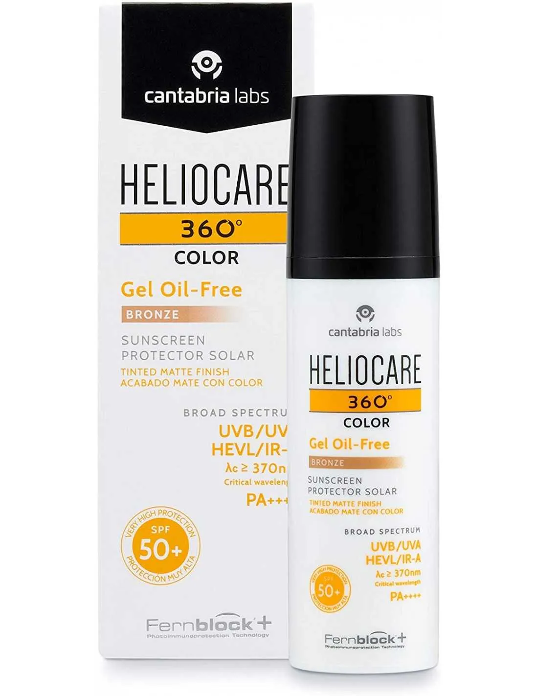 Heliocare 360º Color Gel Oil-Free SPF 50+ Bronze 50 ml