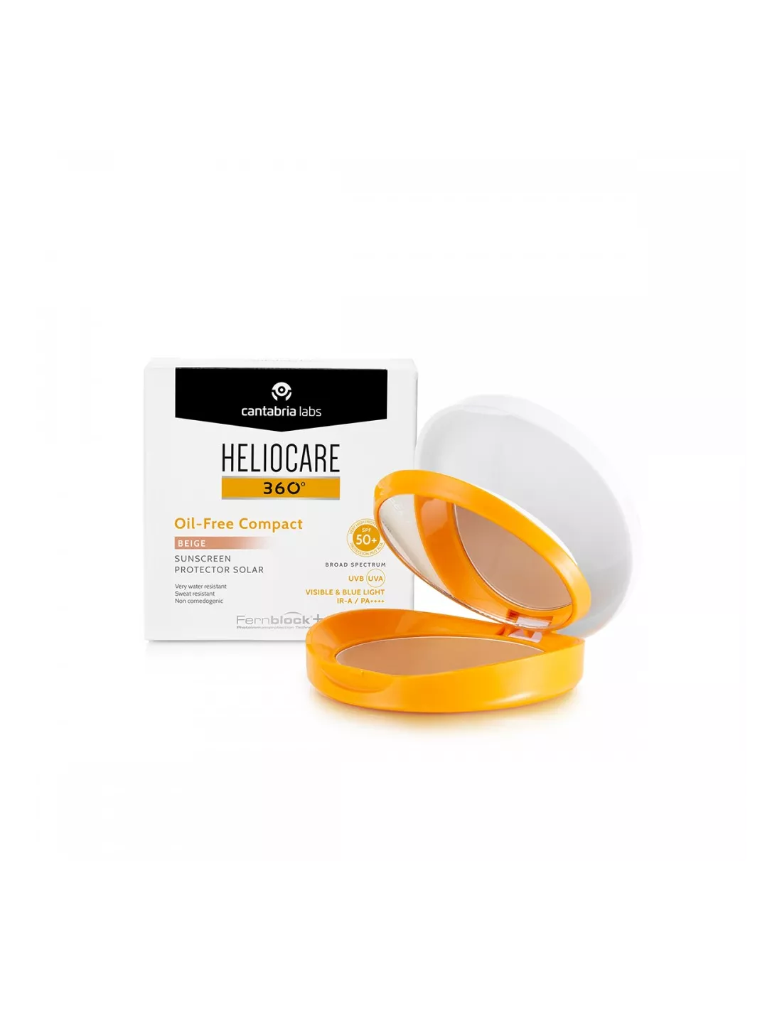 Heliocare 360º Spf 50+ Oil-Free Compact Protector Solar 10 G Color Beige