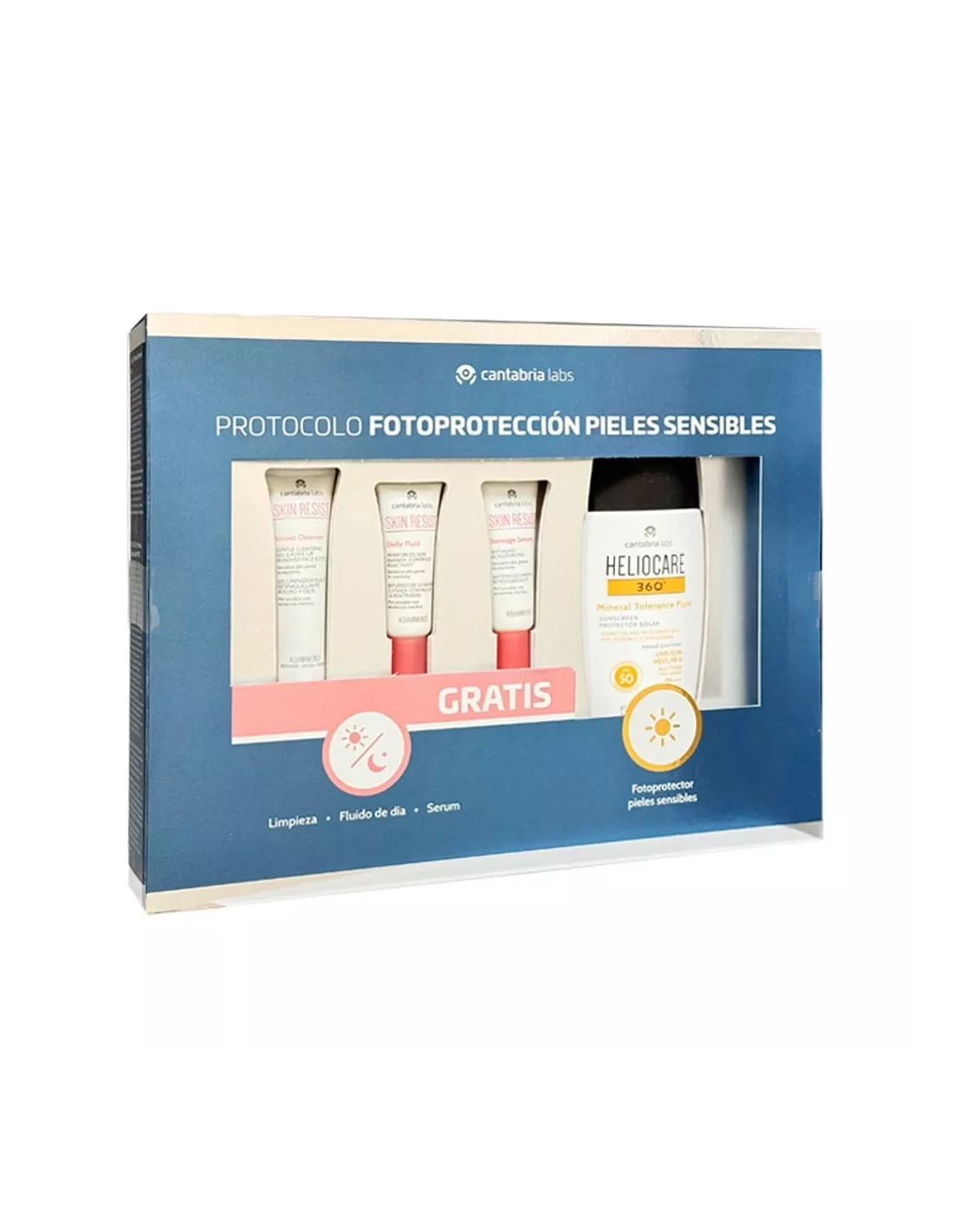 HELIOCARE PACK 360º MINERAL TOLERANCE + SKIN RESIST MINI TALLAS